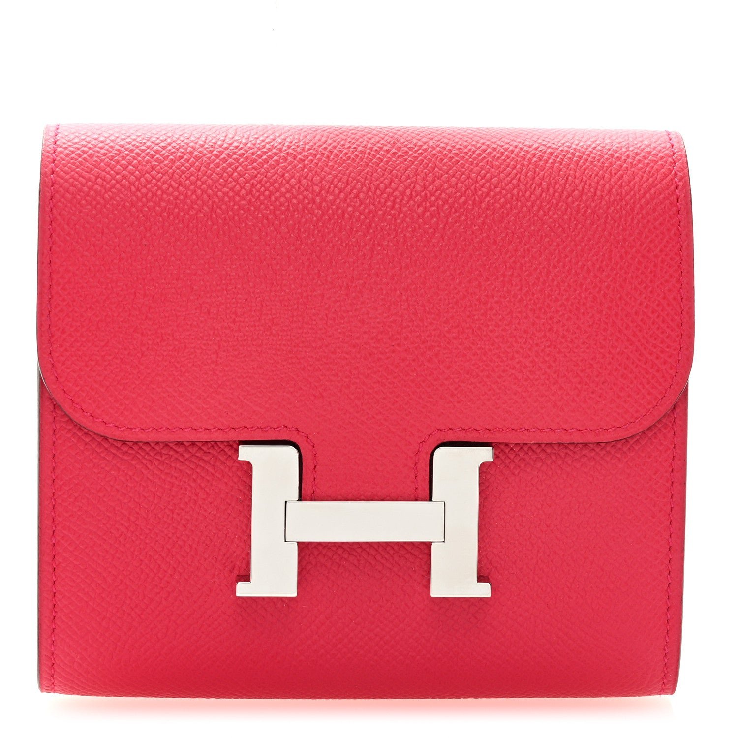 Hermes Epsom Constance Short Wallet Rose Extreme