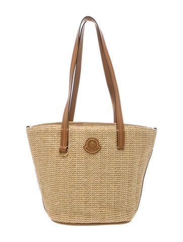 Moncler Straw Tote