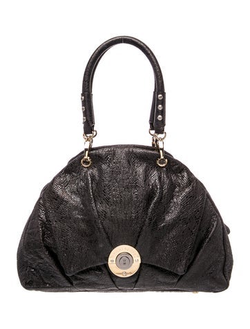 Leather Top Handle Bag