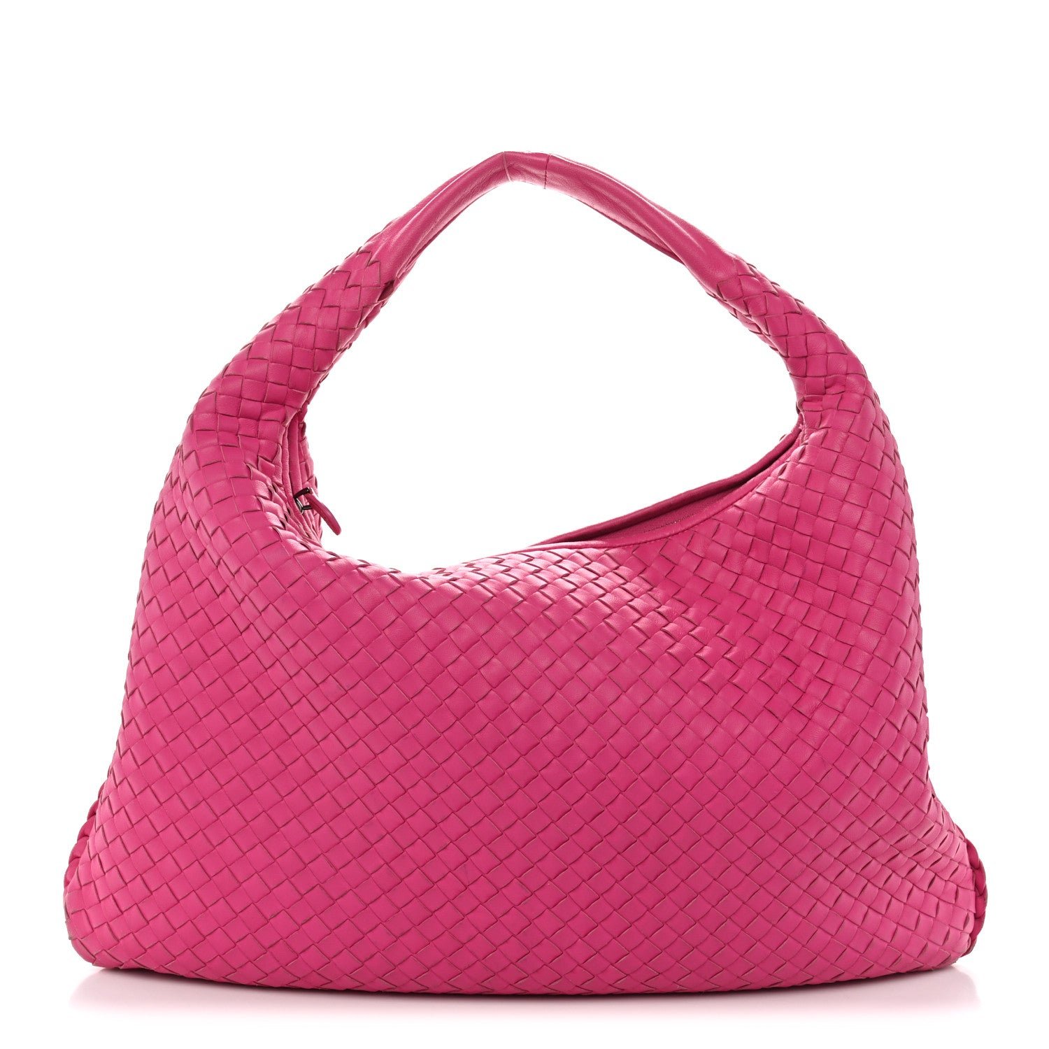 Bottega Veneta Nappa Intrecciato Medium Veneta Hobo Rosa Shock