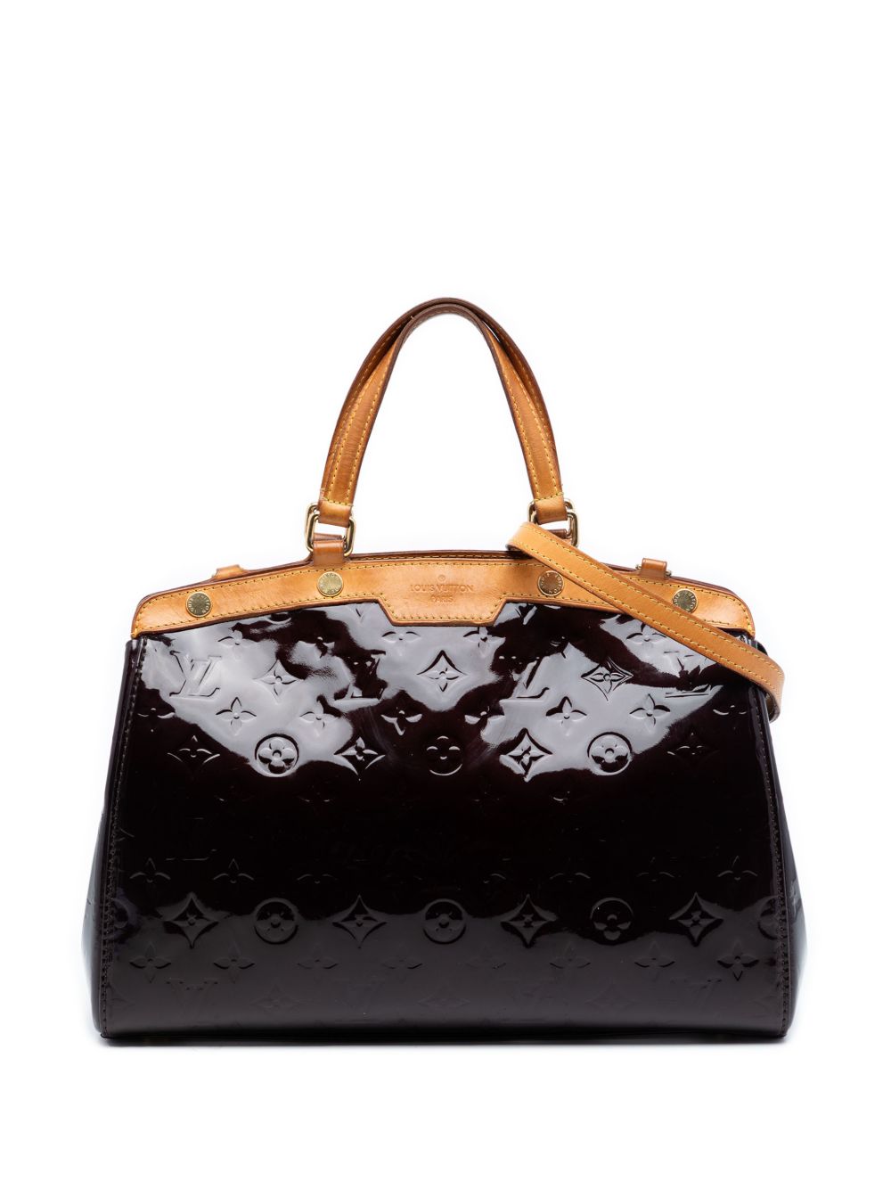 2012 Monogram Vernis Brea MM satchel