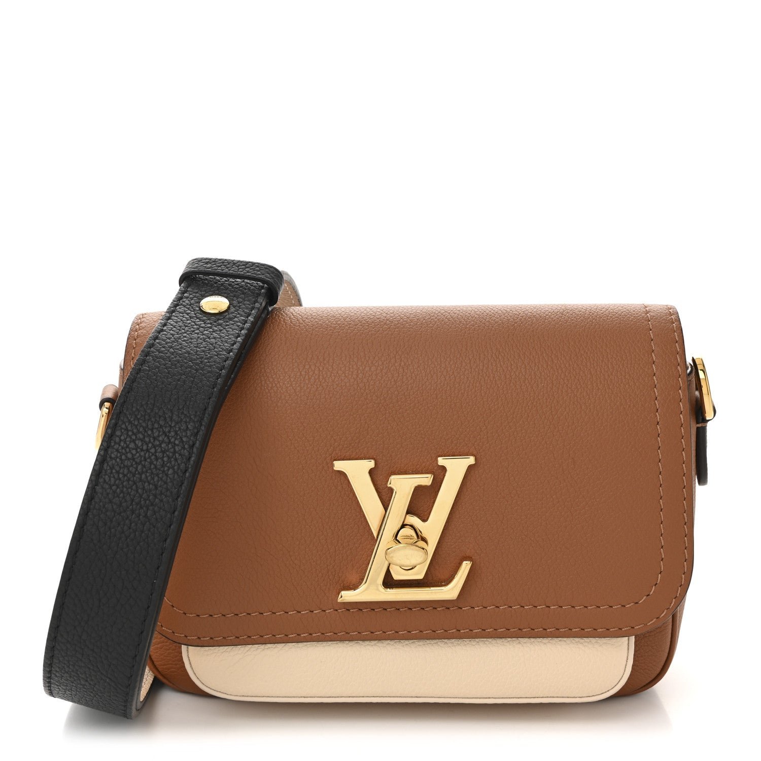Louis Vuitton Grained Calfskin Lockme Tender Chataigne