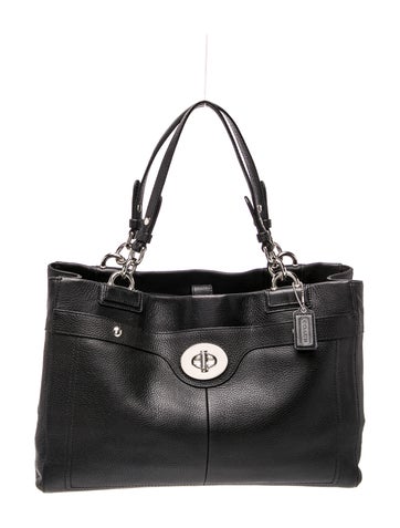 Leather Top Handle Bag
