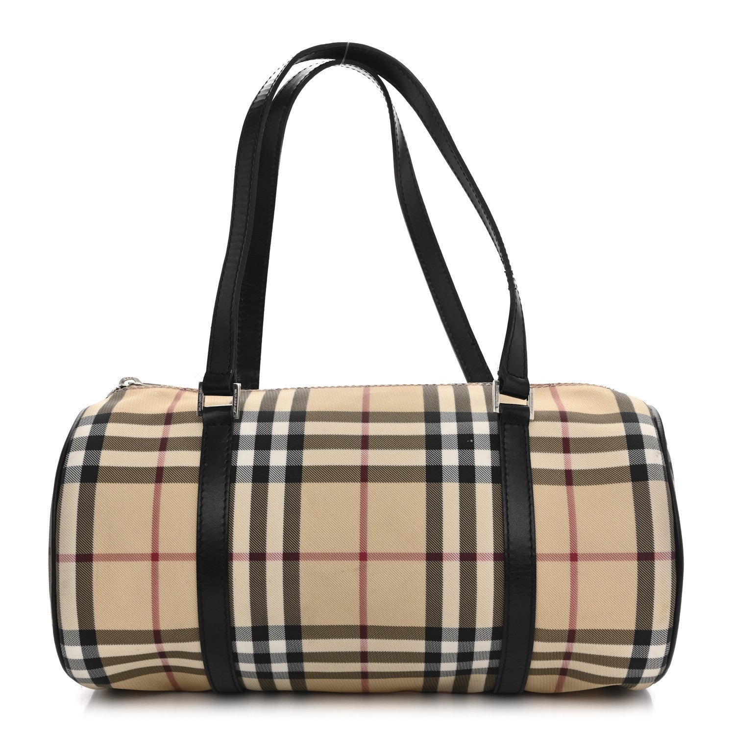 Burberry Nova Check Barrel Bag Black