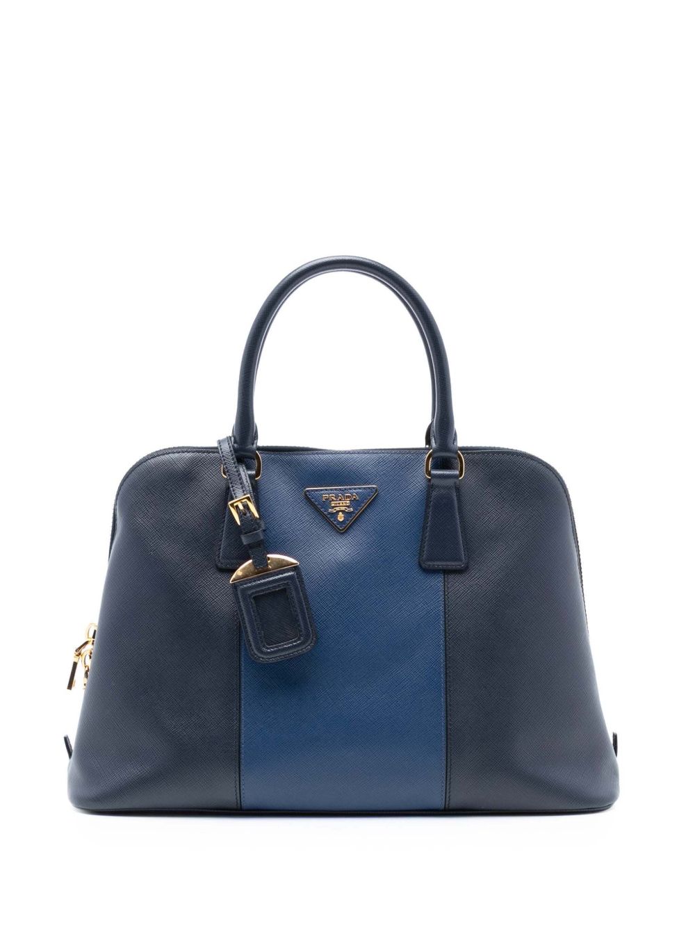 2000-2026 Medium Bicolor Saffiano Lux Promenade satchel