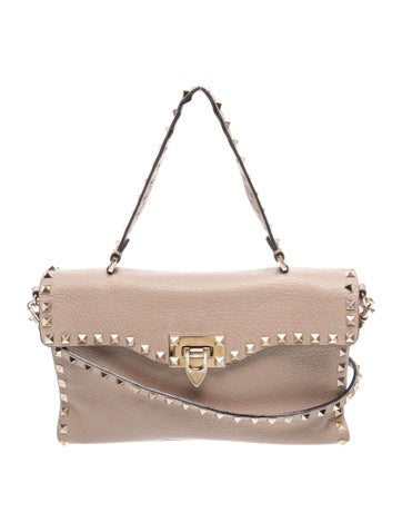 Rockstud Top Handle Bag