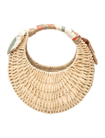 Wicker Top Handle Bag