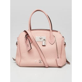 Louis Vuitton Louis Vuitton Pink Pebbled Veau Nuage Leather Milla PM Bag