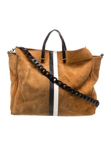 Suede Top Handle Bag