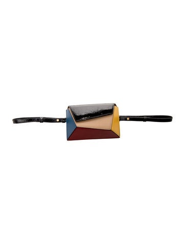 Mlouye Patent Leather Belt Bag