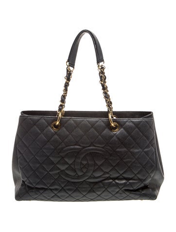 Caviar Quilted Grand Shopping Tote XL