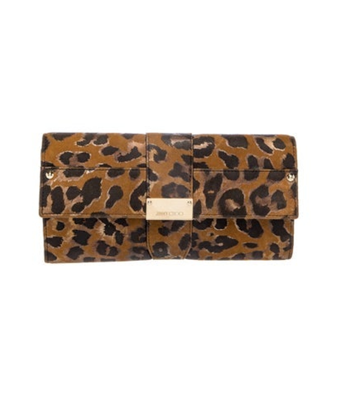 Jimmy Choo Choo Suede Clutch
