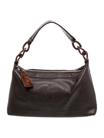Timeless Wood Chain Shoulder Bag