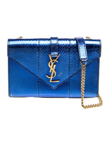 Embossed Leather Kate Crossbody Bag Small