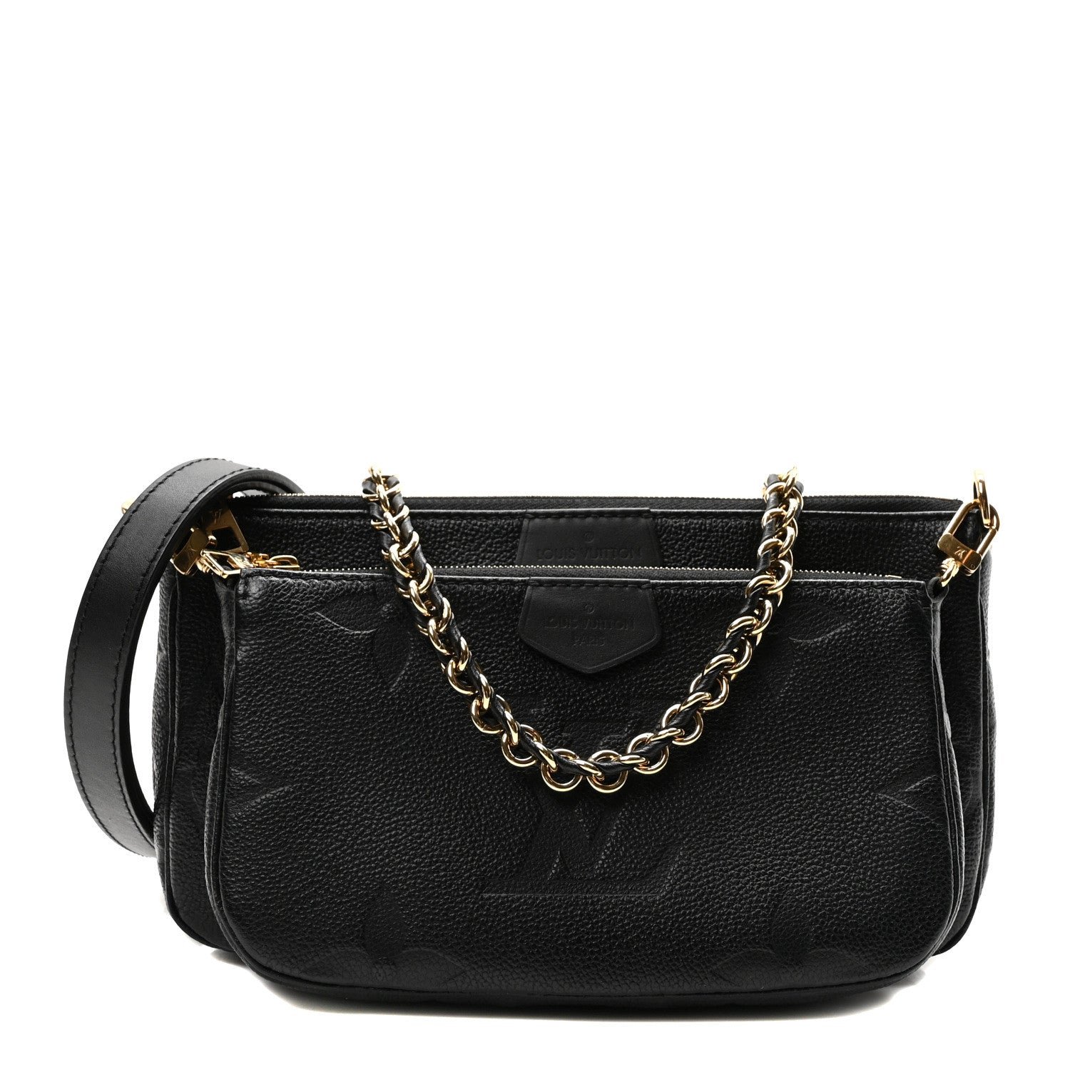 Louis Vuitton Empreinte Monogram Giant Multi Pochette Accessories Black