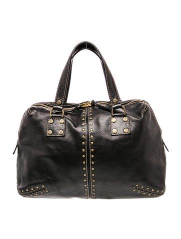 Leather Top Handle Bag