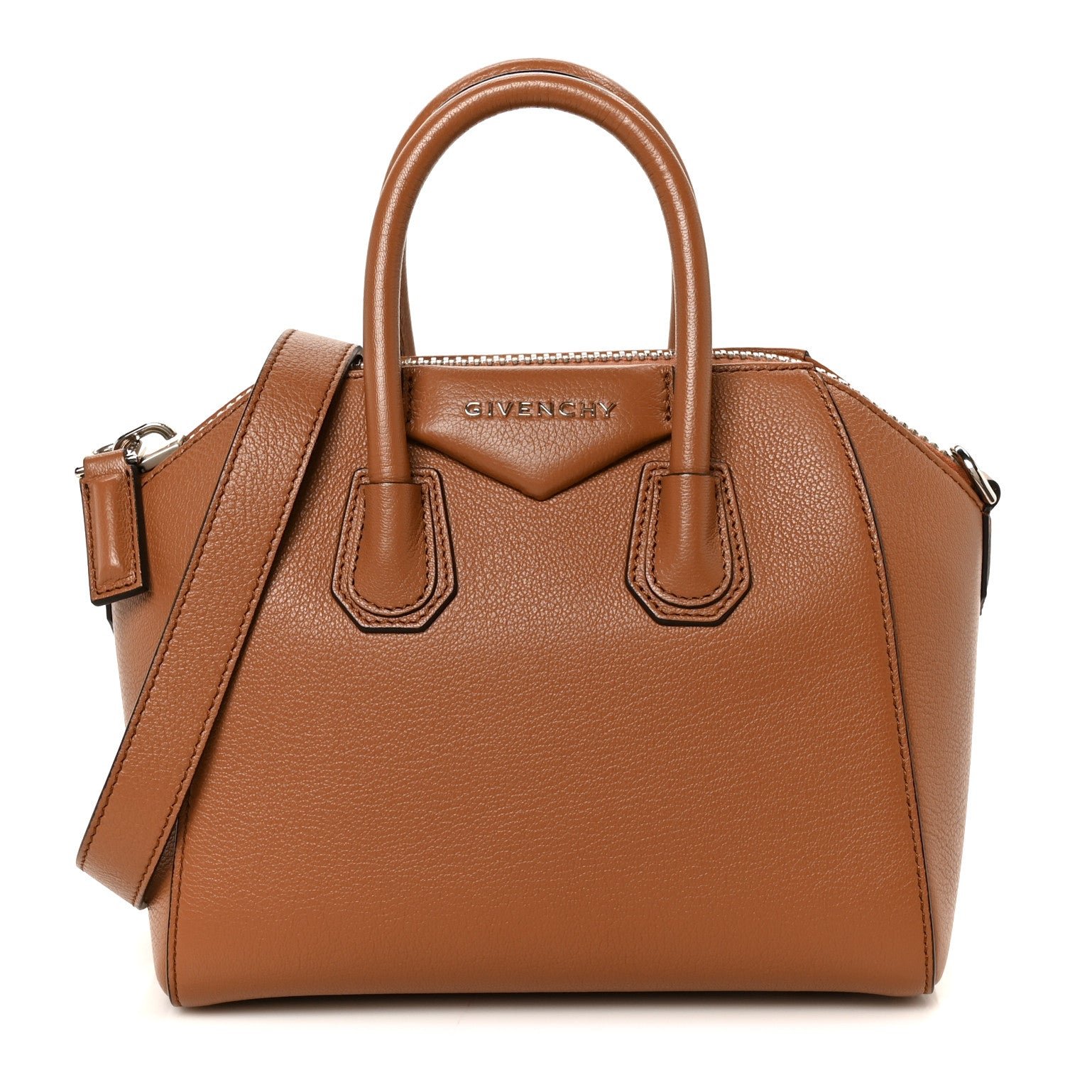 Givenchy Sugar Goatskin Mini Antigona Pony Brown