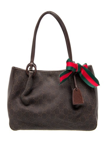 GG Denim Shoulder Bag Vintage