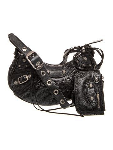 Leather Le Cagole Shoulder Bag XS