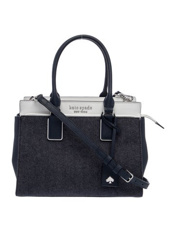 Denim Top Handle Bag