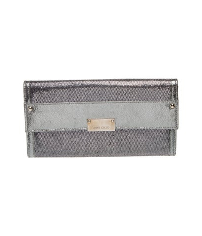 Jimmy Choo Choo Glitter Clutch