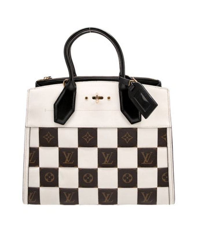 Louis Vuitton Vuitton Monogram Damier Tressage City Steamer Mm