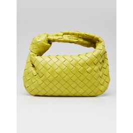 Bottega Veneta Bottega Veneta Kiwi Intrecciato Woven Nappa Leather Mini Jodie Bag