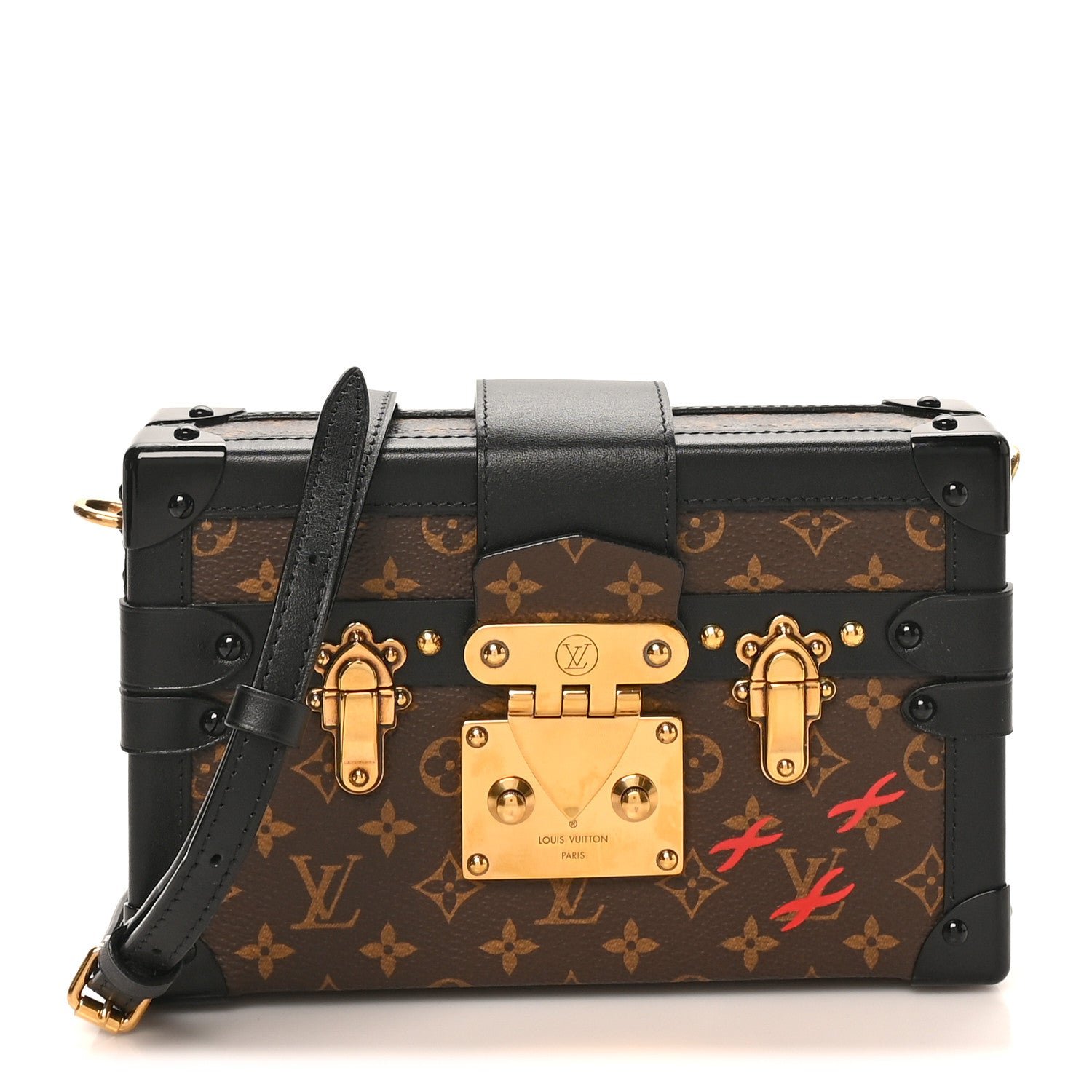 Louis Vuitton Monogram Petite Malle Black