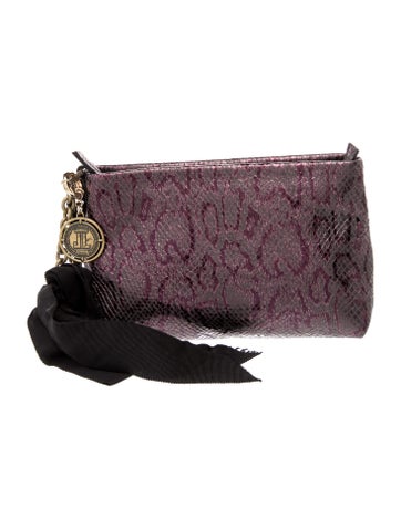 Snakeskin Clutch