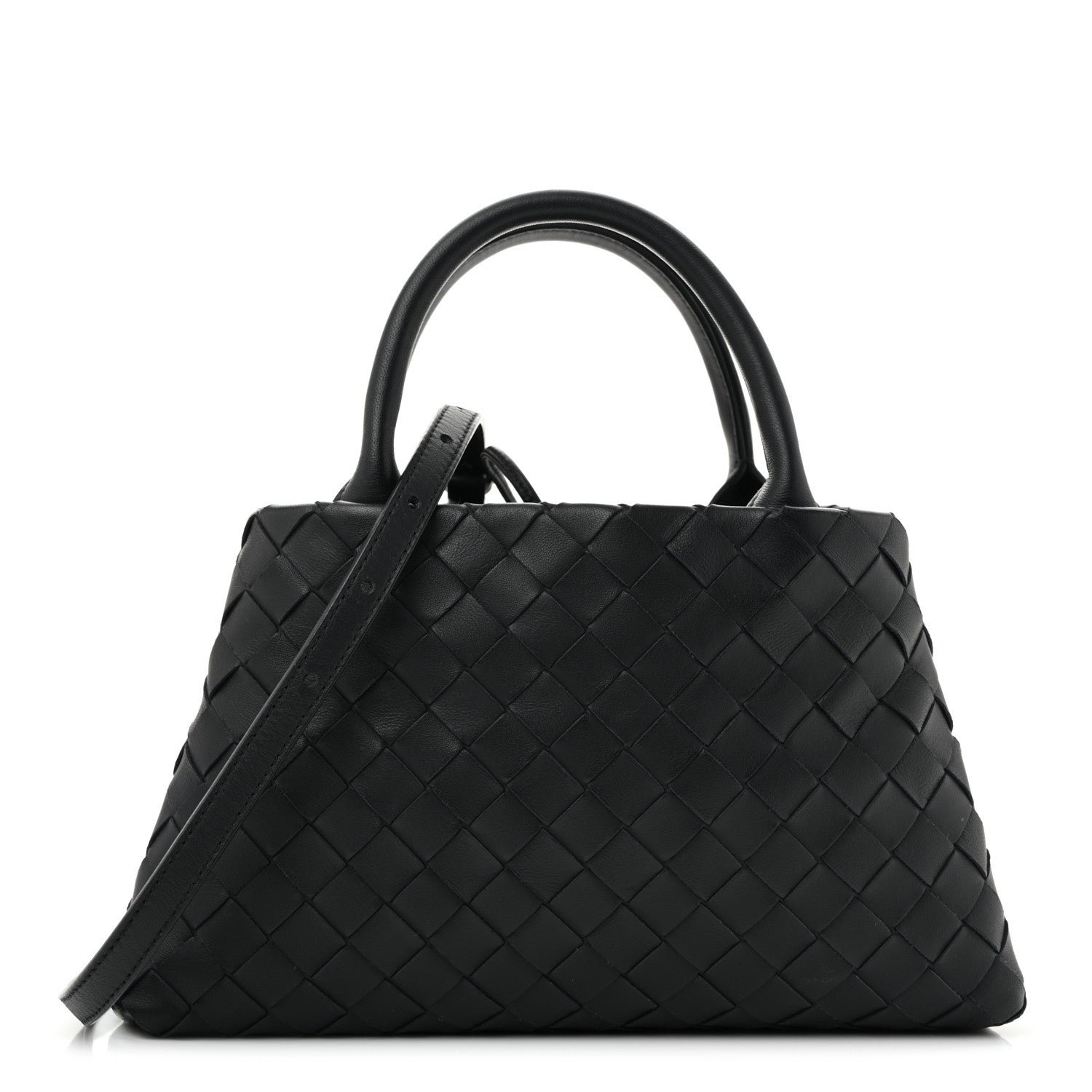 Bottega Veneta Nappa Intrecciato Small Tote Black