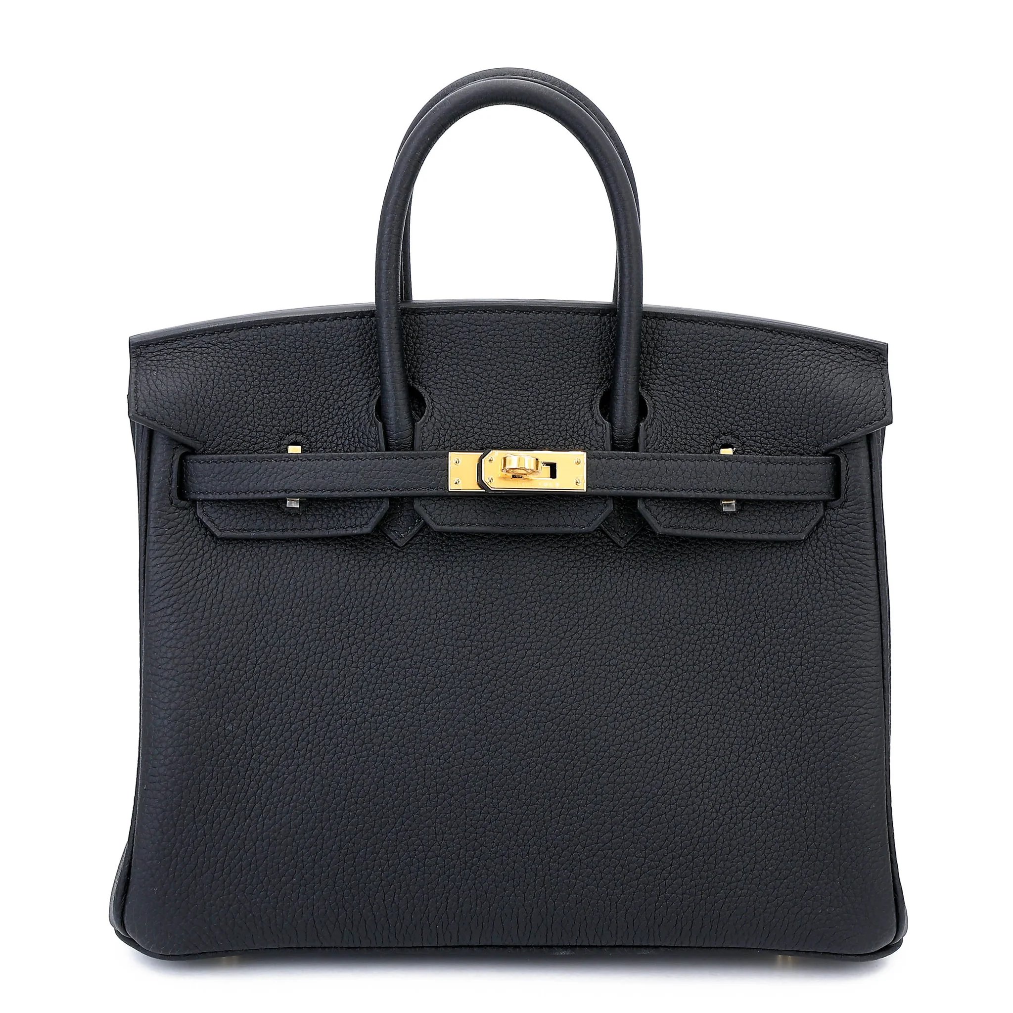 Brand New ( Rank N ) HERMÈS Birkin 25 Noir (89) Togo Gold hardware G (2026)