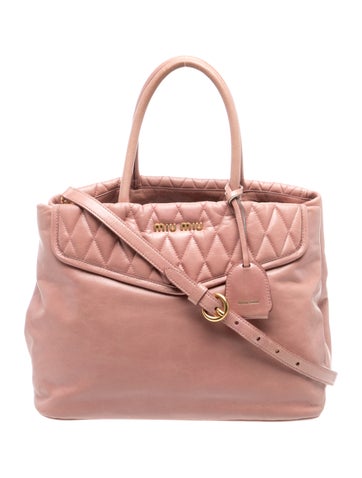Miu Miu Quilted Crossbody Bag