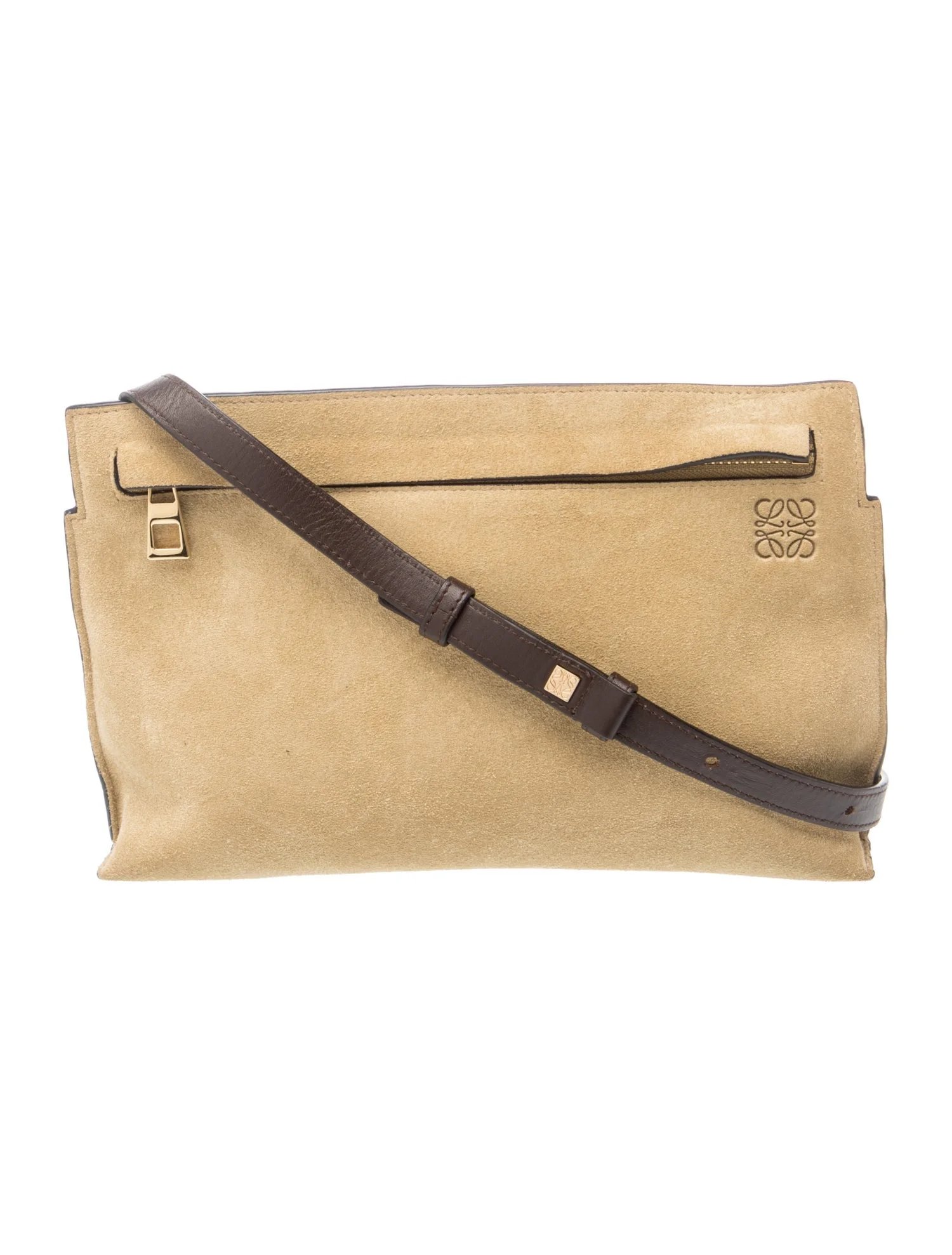 Suede Crossbody Bag