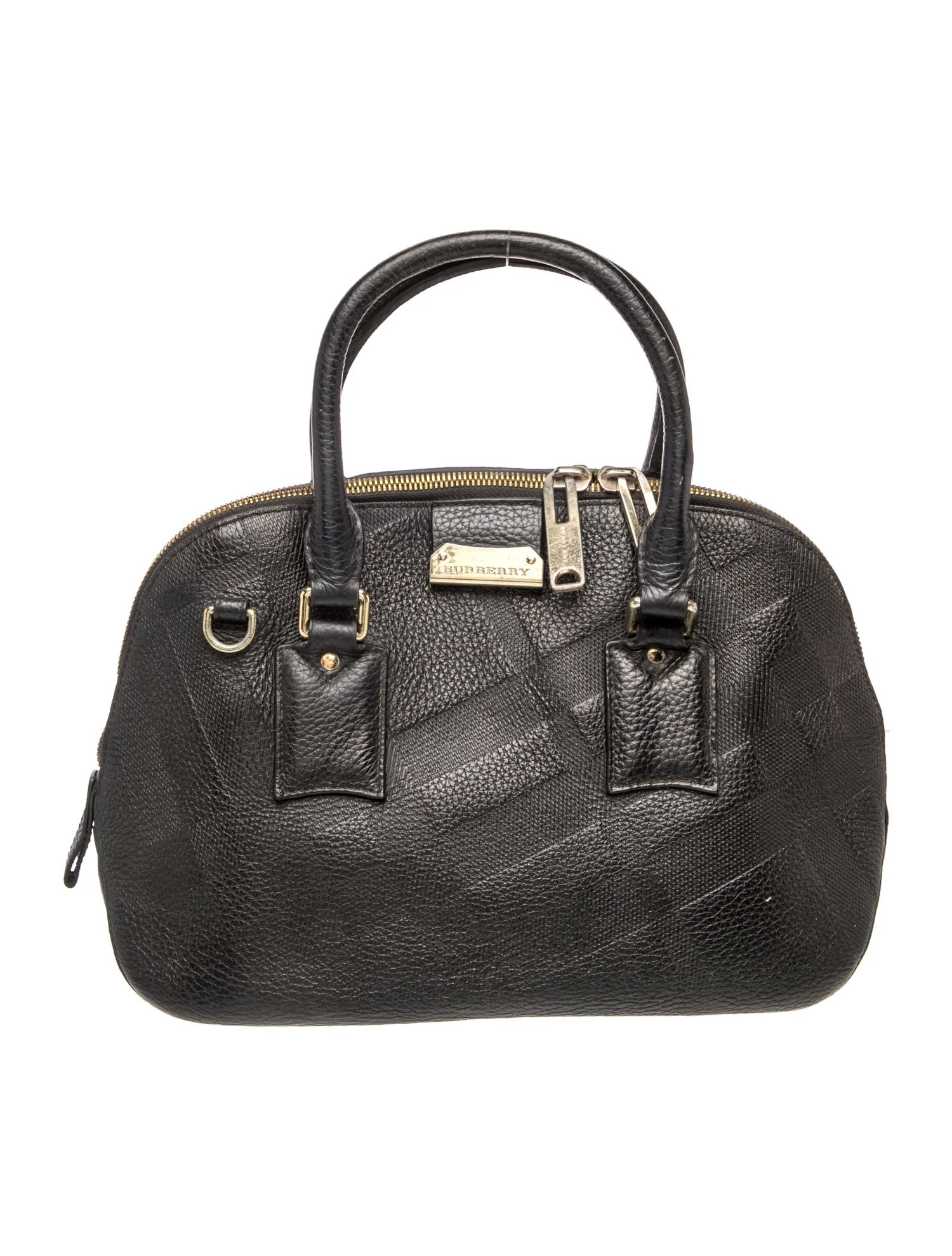 Leather Top Handle Bag