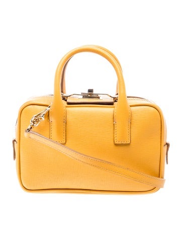 Max Mara Leather Top Handle Bag