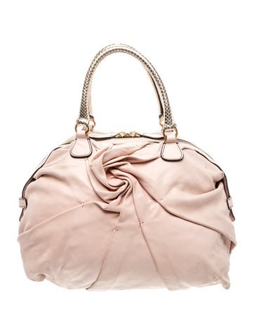 Leather Top Handle Bag