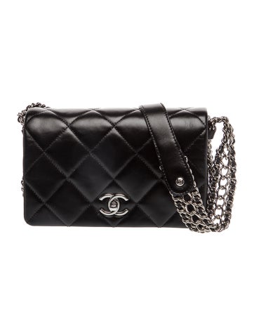 Small Chain Rows Flap Bag