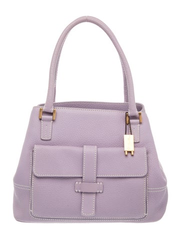 Loro Piana Leather Top Handle Bag