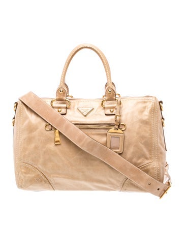 Enameled Metal Triangle Crossbody Bag