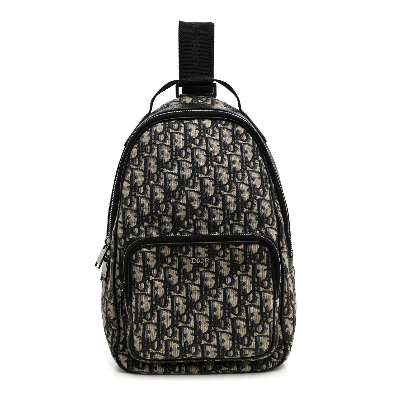 Christian Dior Oblique Mini Rider Backpack Black