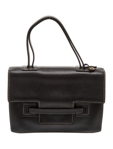 Leather Top Handle Bag