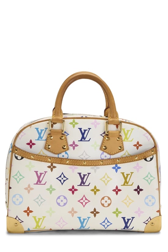 Takashi Murakami x Louis Vuitton White Monogram Multicolore Trouville