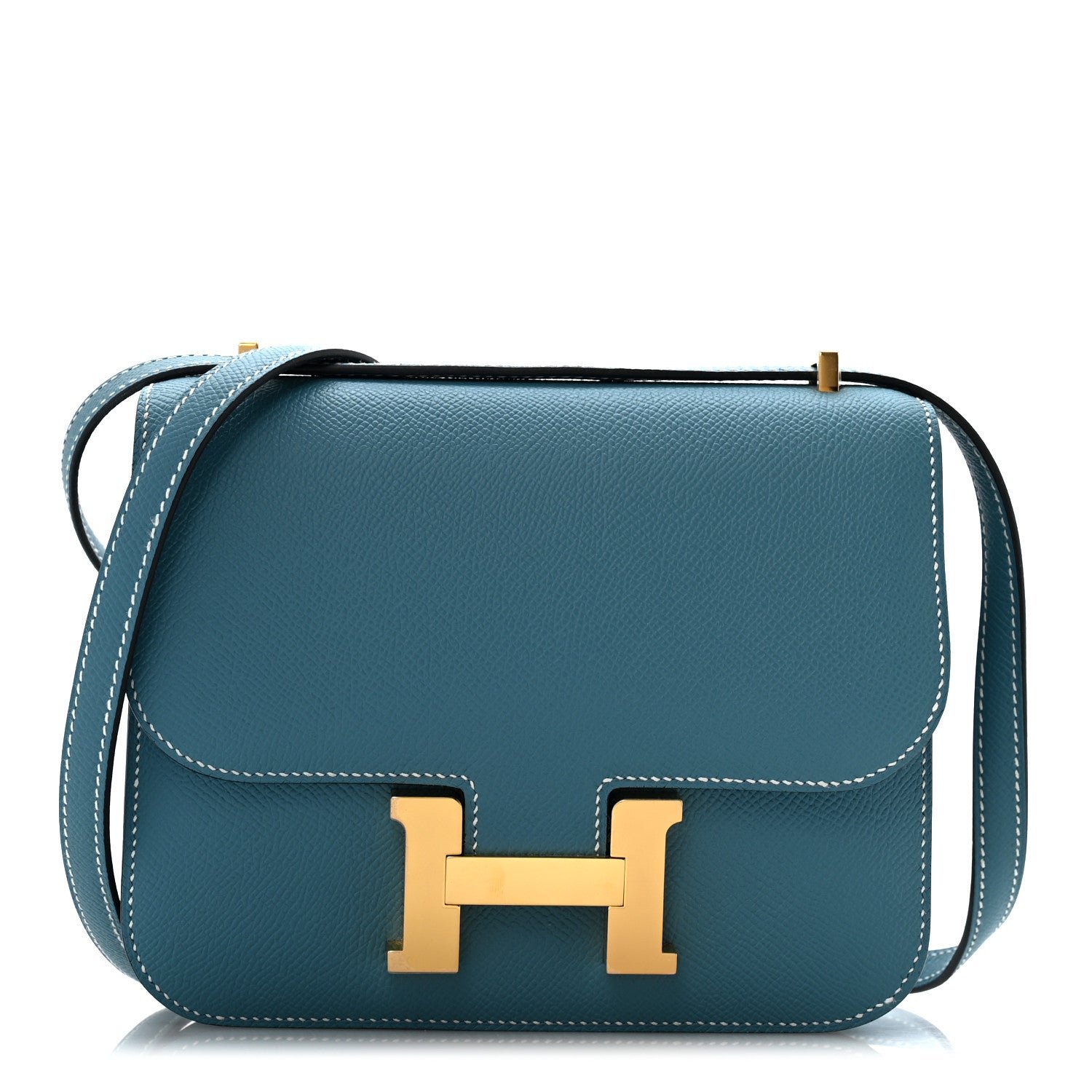 Hermes Epsom Constance 18 New Blue Jean