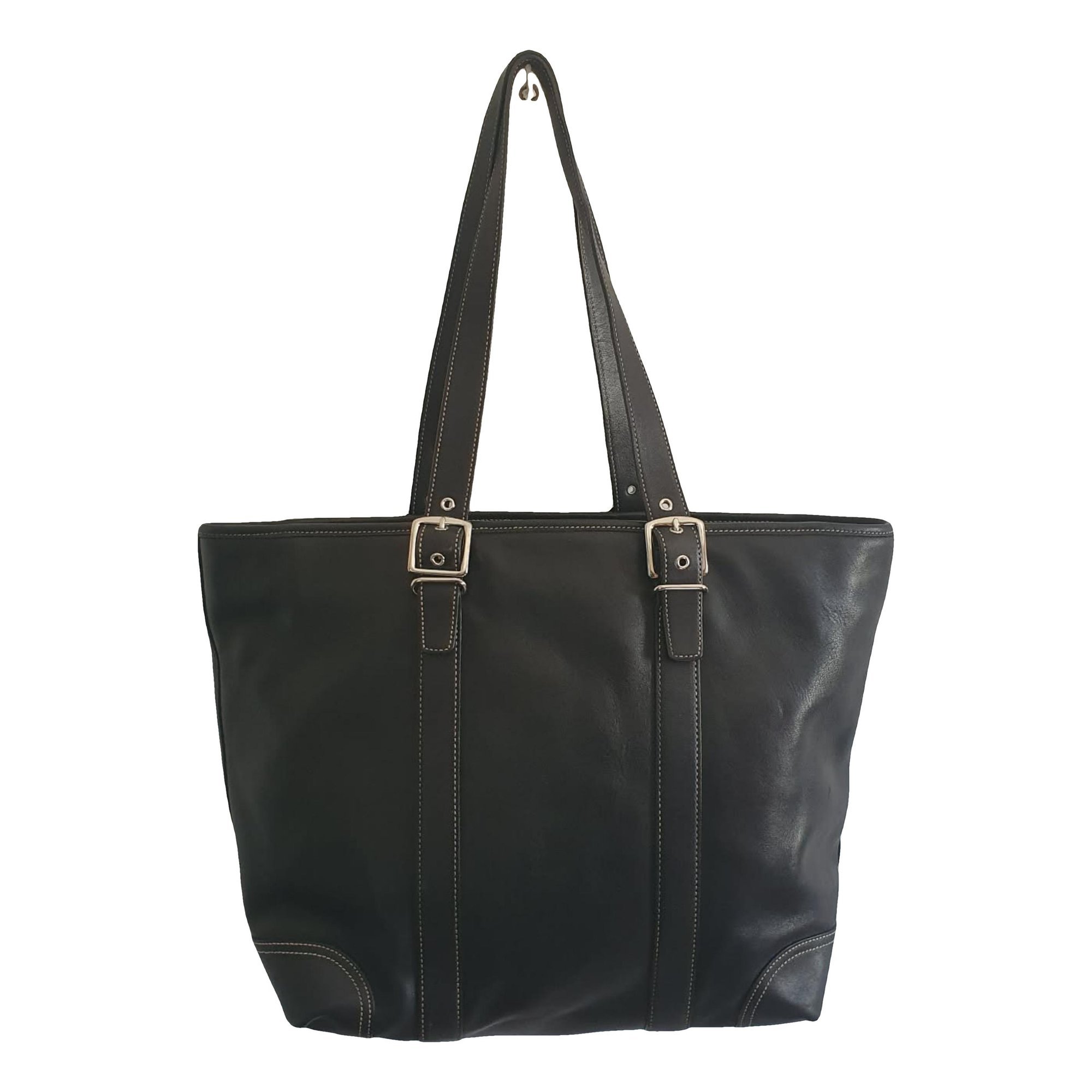 Leather tote