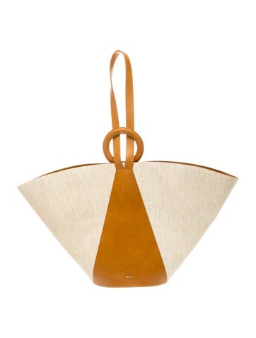 Cult Gaia Straw Bucket Bag