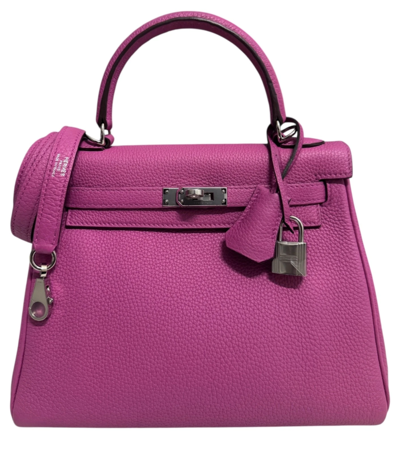Hermes Magnolia Togo Retourne Kelly 25 Palladium Hardware, 2018