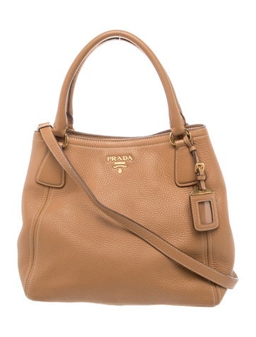 Vitello Daino Leather Top Handle Bag