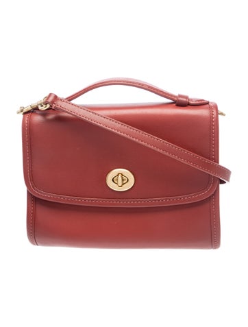 Coach Leather Top Handle Bag