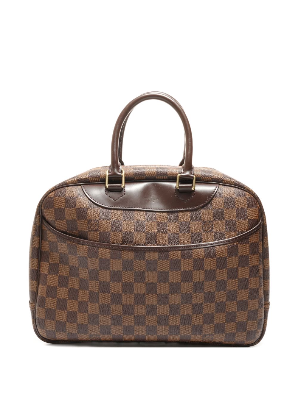 2000s Deauville Damier Ebène tote bag