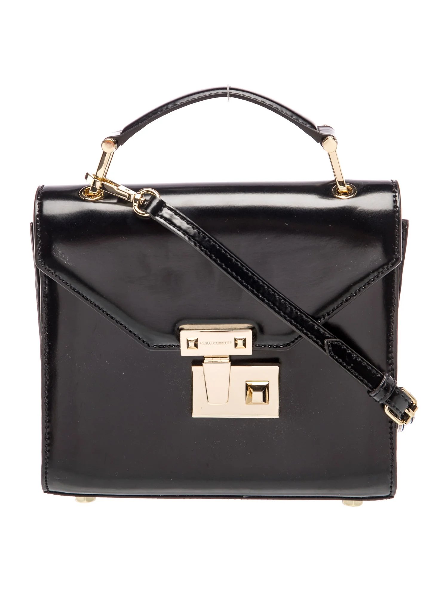 Leather Top Handle Bag